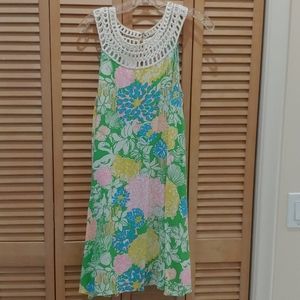 Lilly Pulitzer floral sleeveless dress